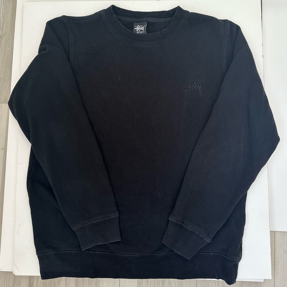Stussy Sweater Men's Black Pullover